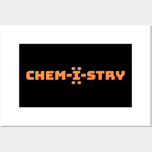 Chemistry vintage logo Posters and Art